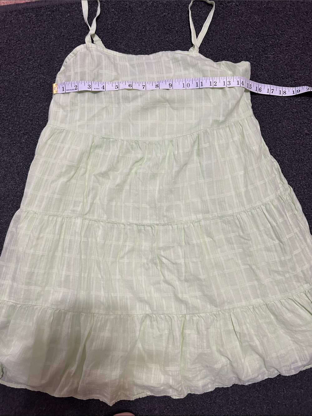Old Navy Pale Mint Tiered Skater Dress-Skirt